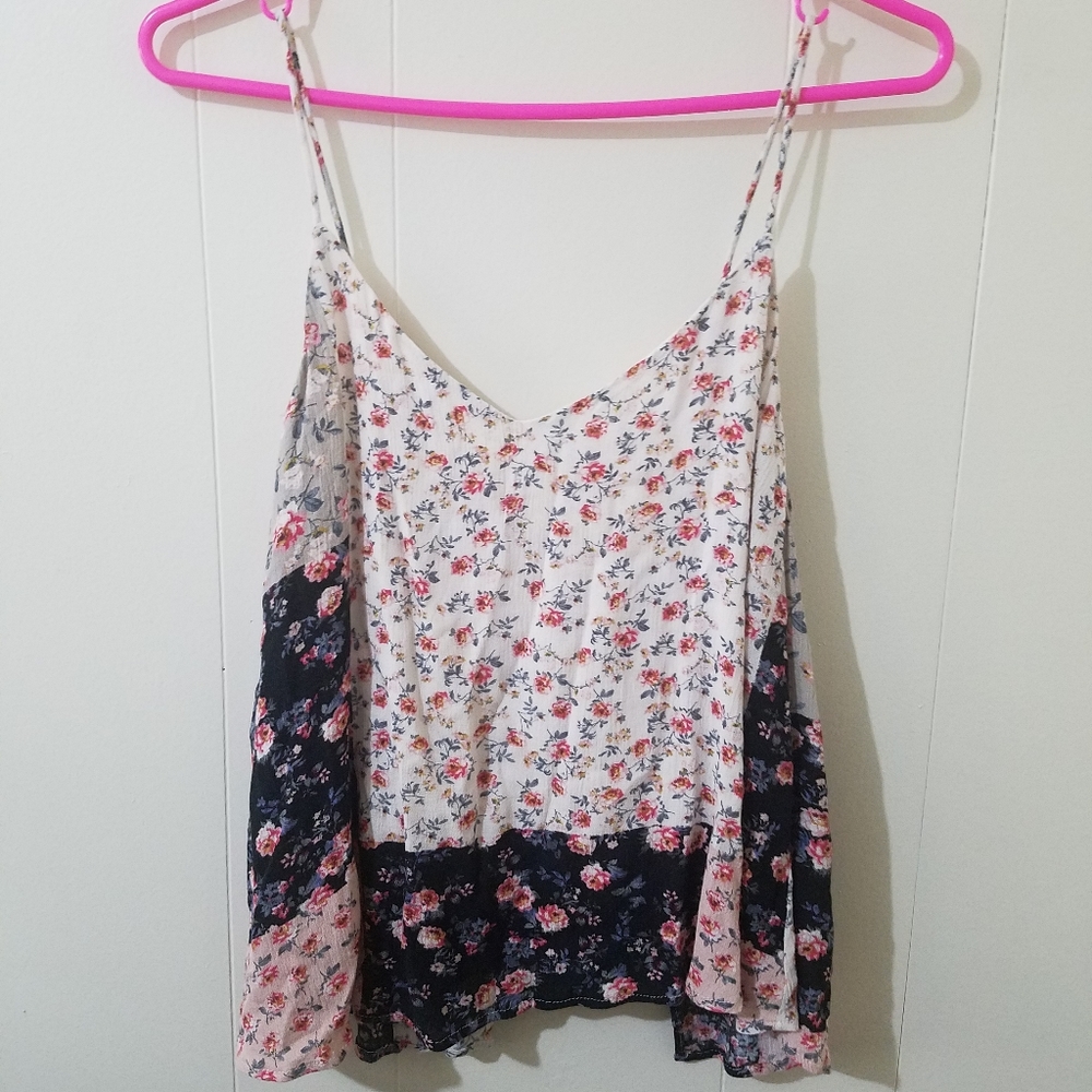 LUSH floral blouse Small